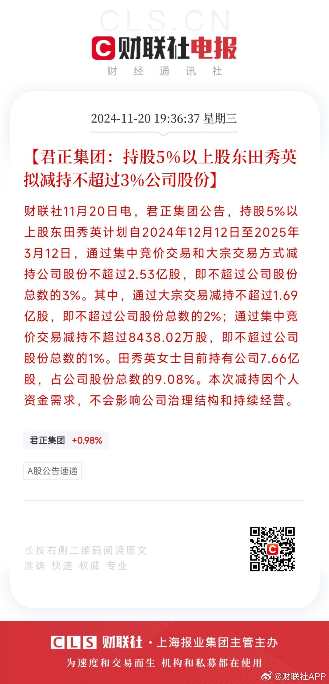 君正最新动态🌟